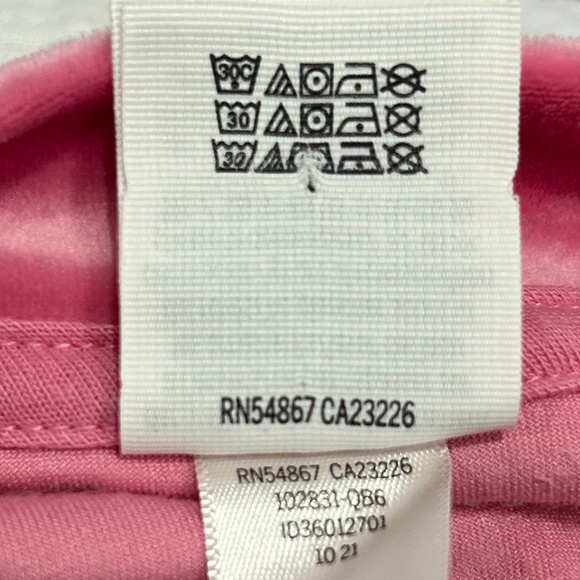 XS Hot Pink Pink Velour L/S shirt- LIKE BRAND NEW - Picture 7 of 8